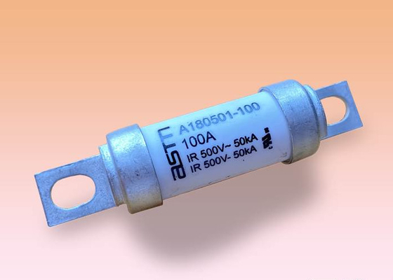 100 color blanco de actuación rápido del voltaje ca del fusible 500v del coche del amperio para la electrónica