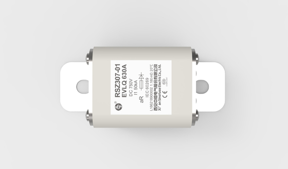 Fusible rápido de cerámica excelente RSZ307-01-EVLQ 630A 750VDC del funcionamiento EV de DC