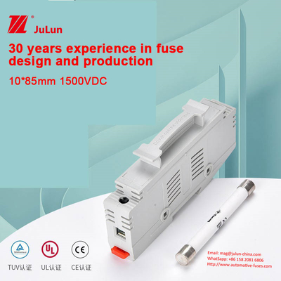Fusiles fotovoltaicos de grado industrial de 1000 V de corriente continua 15 A de alto voltaje nominal de 1500 V de corriente continua 40 A de corriente continua