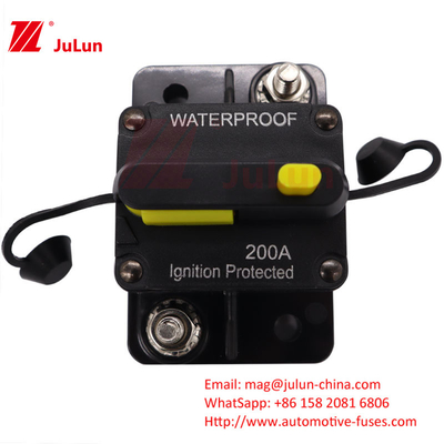 Yacht RV 0A-300A Yacht RV interruptor de fusible de reinicio automático 12-48v Protector del portafusibles del interruptor