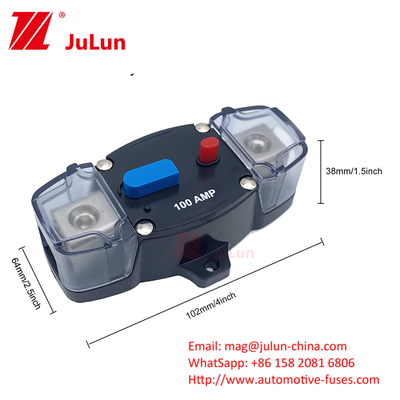 Vehículo 8 12-48V 30A-300A Disjuntor de circuito Auto de audio a prueba de agua Protección de energía del fusible Disjuntor de circuito de reinicio manual Circ
