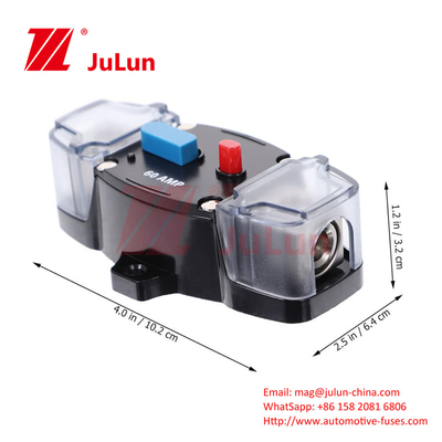 12V-48V RV SUV Dc interruptor de circuito manual de restablecimiento 50-300A Para automóvil camión RV Atv Marine Trolling motores Vehículos de barco