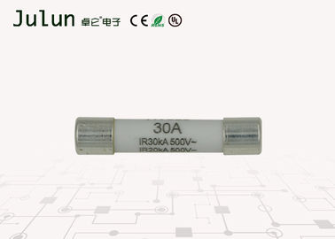 Fusible de alto voltaje 30A 6x30m m de DC del CE para el uso de la energía solar del sistema del picovoltio