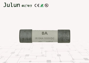 8 material sin plomo del corte rápido de alto voltaje de cerámica del fusible 10x38m m 1000v DC del amperio