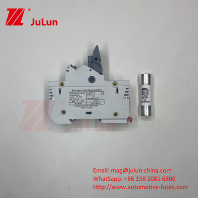 Portador de fusible fotovoltaico solar con precio de fusible14x51MM RT18X-63 RO16 Indicador de luz rápida