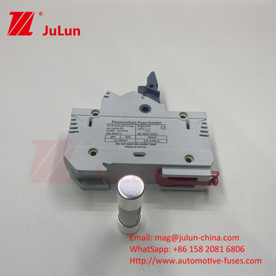 Fusiles 10x38 1000v 25a 10*38 2a Portador de fusibles para sistemas solares Fusiles fotovoltaicos para sistemas de energía solar