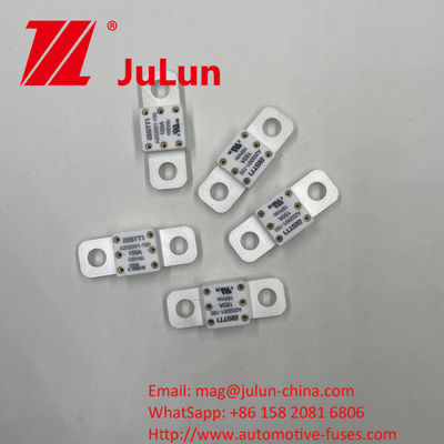 A202001-300A Fusiles cerámicos para automóviles ASTM para tensión de 150VDC y distancia de agujero de 39 mm