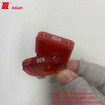 Auto 50A Fusible Automotriz Medio Maxi Fuego de cuchilla de coche