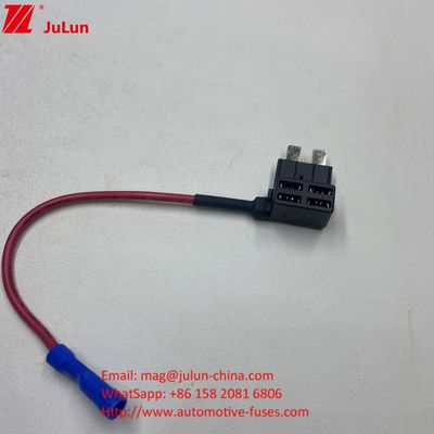 Portador de fusibles para automóviles 12V Mini Adaptador ATM APM Portador de fusibles de cuchillas, Puente de portador de caja de fusibles de cuchillas