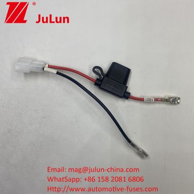 Conector de conector de seguridad de batería conector de cable de extensión conector de arnés de alambre con conector rojo de 2 pines para niños 12V Ride-On Truck Electric ATV Ebike