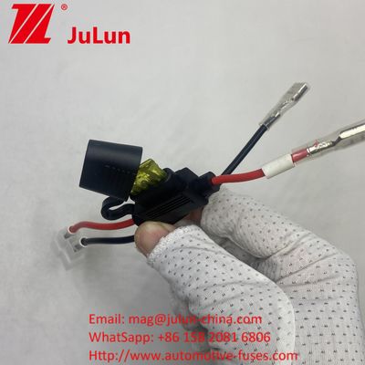 Conector de baterías de fusible Extensión de cable Conector de cable de arnés con conector rojo de 2 pines Camión eléctrico ATV Ebike