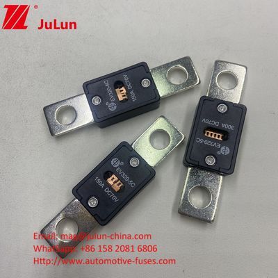 EV320-5C 200A 70VDC Fusiles de carga rápida para vehículos eléctricos 68*19*10mm Distancia del agujero 51mm