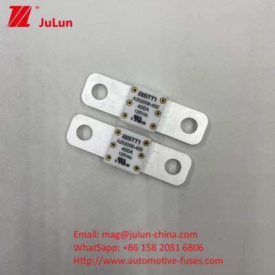 Cerámica y metal 350A 125VDC Protección contra cortocircuito de fusibles de baterías de automóviles