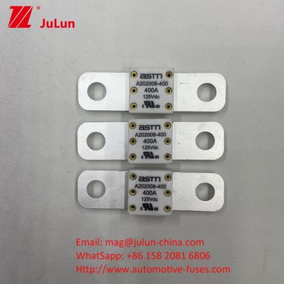 Fusiles de baterías de automóviles de alta potencia de 100 Amp 125VDC de cerámica para vehículos pesados