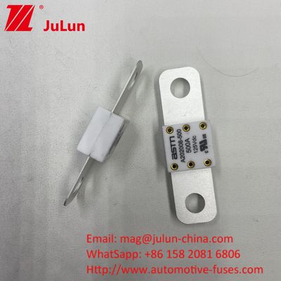 500A 125VDC Fuse de batería de automóvil de alta corriente para compatibilidad universal