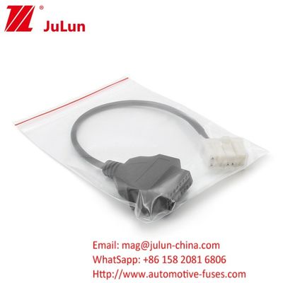 Cable de conversión de diagnóstico de cableado de cableado automotriz Tesla Modelo S/X OBD2 12 pines