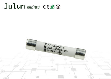 Porcelana 1500 VDC de protección fotovoltaica 10* 57m m del fusible termal de cerámica de alto voltaje del fusible