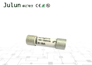 fusible de alto voltaje de 14x51m m 1500V DC para los usos solares de la protección fotovoltaica