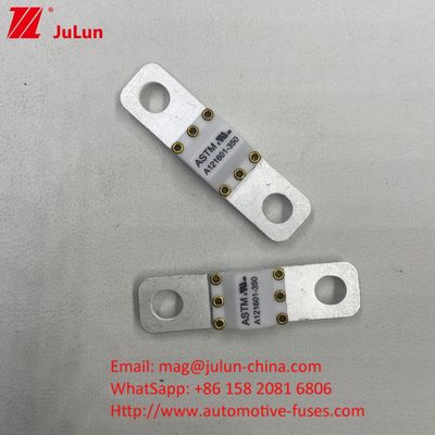 Almacenamiento de energía 250A 125VDC Fusiles cerámicos para automóviles 6KA Capacidad de ruptura Material de oro