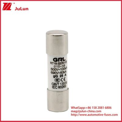 15A 1000VDC Fuse Link Solar GPV DC Fuse 10*38mm 32A Calificación para protección eléctrica en sistemas fotovoltaicos para su uso con carcasa de fusibles