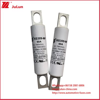 RS309-MF 60A DC750Camiones pesados Carga de cargadores Coches eléctricos Autobuses eléctricos Camiones ligeros eléctricos y fusibles eléctricos