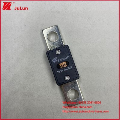 Fusible de alta capacidad de interrupción 450A EV302-5C 5X 100A 150A DC70V Protección de carga para coche eléctrico CC de tamaño compacto para VE