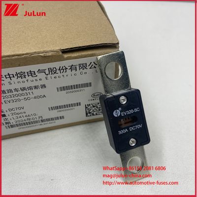 EV320-5C 5X 300A 125A DC70V Fusiles para vehículos eléctricos para aplicaciones y soluciones de energía eléctrica en Europa Territorio de ventas