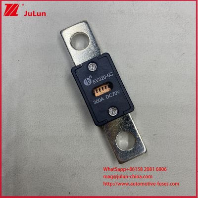 100A DC70V Fusiles de vehículos eléctricos de última generación EV320-5C 5X 150A 300A DC70V Carga rápida con material de carrocería cerámica y corriente de corte máxima de 6KA