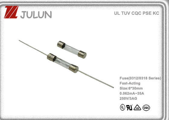 fusible temporario rápido de 50mA 0.05A 250V 5*20m m con el tubo de cerámica