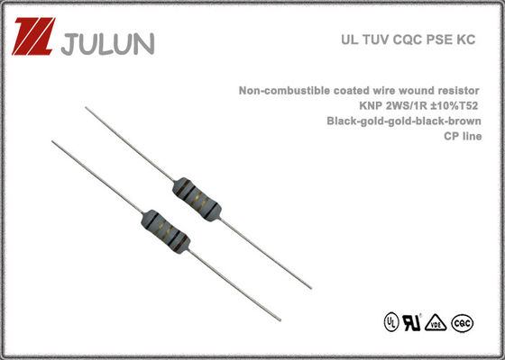 Resistor Subminiature de cerámica revestido no combustible de la herida del alambre