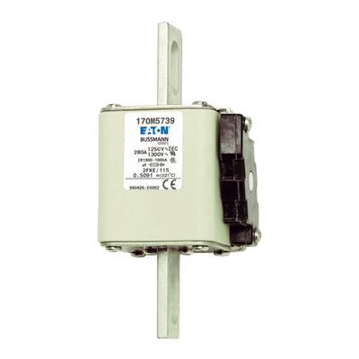 serie estándar europea del sistema del fusible 170M5739 del cuadrado de 1250V 50A-1400A